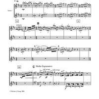Winter Theme from A California Suite - Violin 1