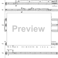 Trois Poèmes de la Renaissance - Score