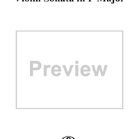 Violin Sonata in F major, Op. 1, No. 12