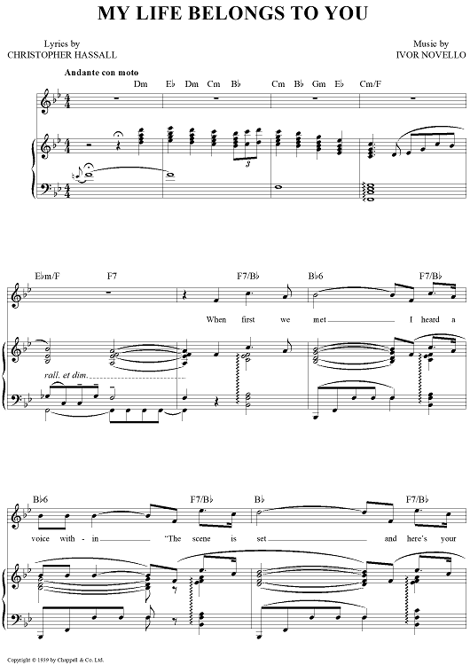 My Life Belongs To You