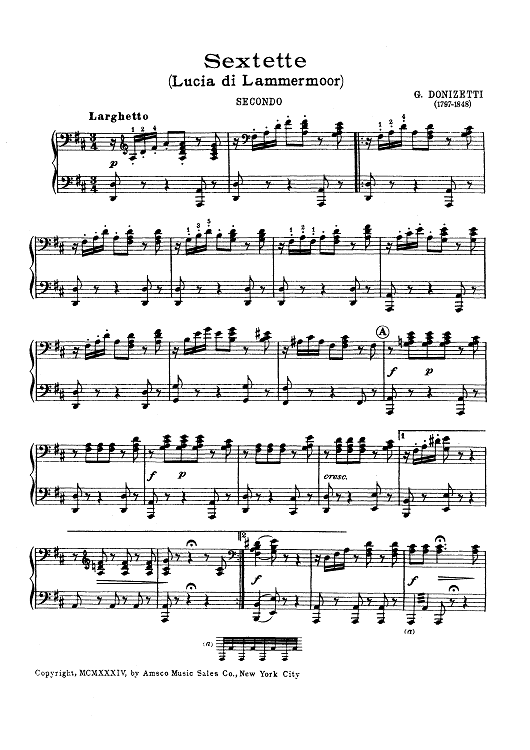 Sextette (Lucia di Lammermoor)