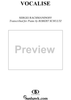 Vocalise, in C-sharp Minor, No. 14 from "14 Songs" (Op. 34, No. 14)