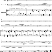 Piano Trio in D minor, Op. 49, Movt. 1 - Score