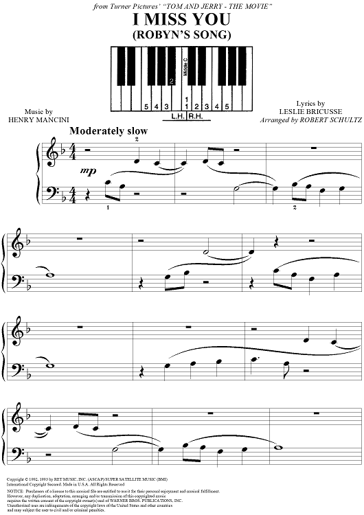 I Miss You  (Robyn's Song)