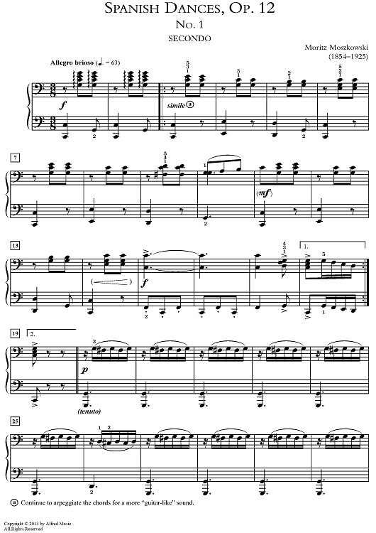 Spanish Dances, Opus 12, No. 1