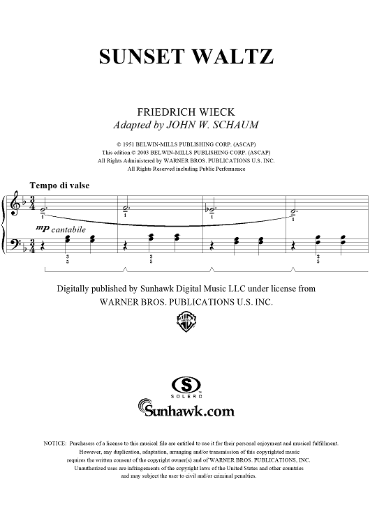 Sunset Waltz