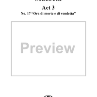 Macbeth, Act 3, No. 17, Scena and Duet-Finale III. "Ora di morte e di vendetta"