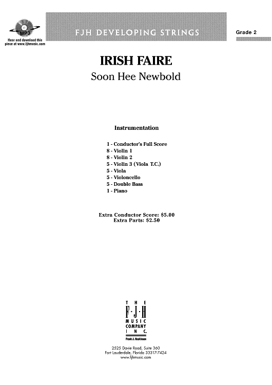 Irish Faire - Score