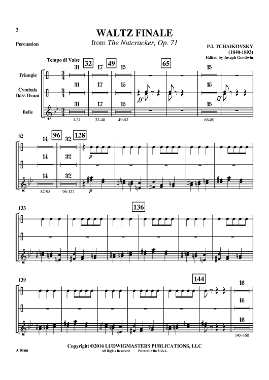 Waltz Finale from The Nutcracker, Op. 71 - Percussion