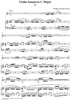 Violin Sonata in C Major, K56 - Piano Score