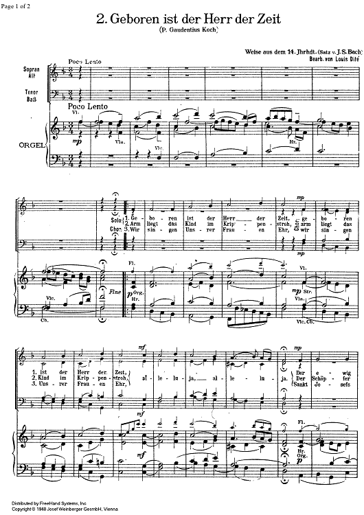 Geboren ist der Herr der Zeit