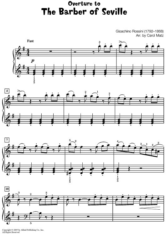 The Barber of Seville (Overture)