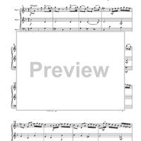 Sarabande & Allegro from Oboe Concerto in G Minor - Score