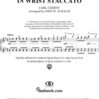 Chord Study in Wrist Staccato