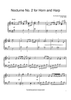 Nocture No. 2 for Horn and Harp