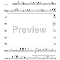 Two Madrigals, Vol. 2 - from Morley's "First Book of Madrigals to 4 Voices" (1594) - Trombone 1