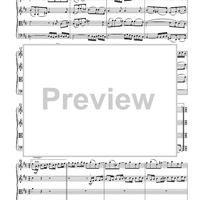 Overture - from Suite #3 in D Major - Score