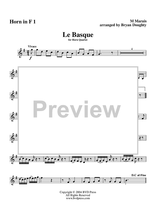 Le Basque - Horn 1