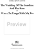 Wedding Of The Sunshine And The Rose / I Love To Tango With My Tea medley (One Step)