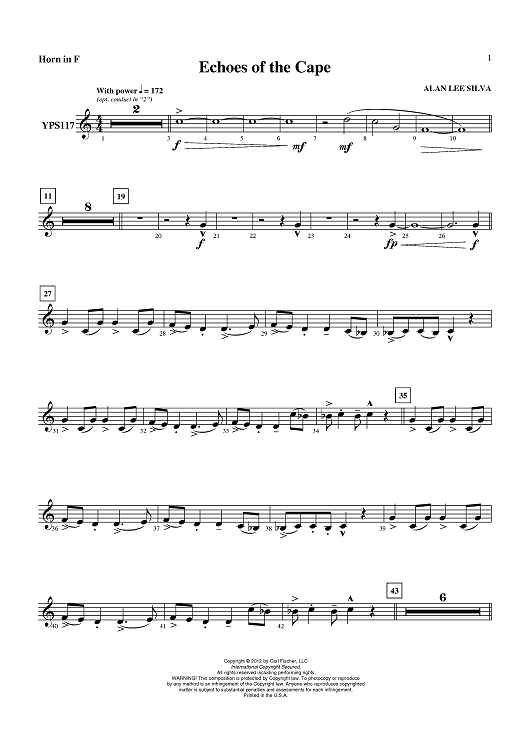 Echoes of the Cape - Horn in F