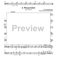 Mendelssohn Songs: Volume 1 for Cello Quartet - Cello 3