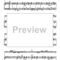 Sonata in E Major BWV 1035 - Piano Score