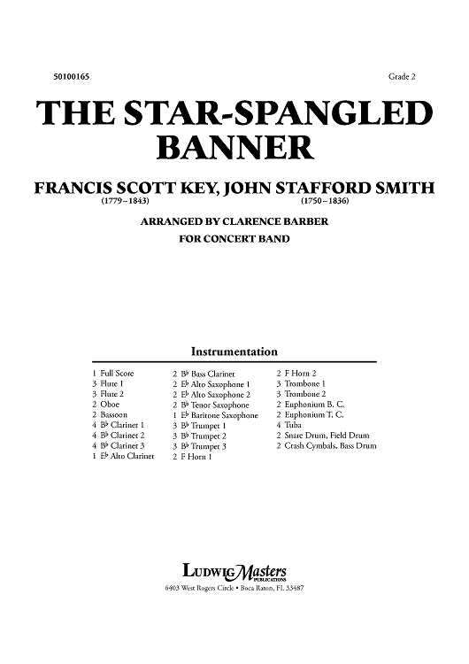 The Star-Spangled Banner - Score
