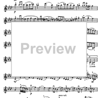 Valse-scherzo for Violin and Orchestra in C major (C-dur) - Violin