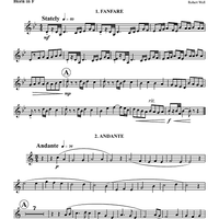 Three Pieces - Horn in F