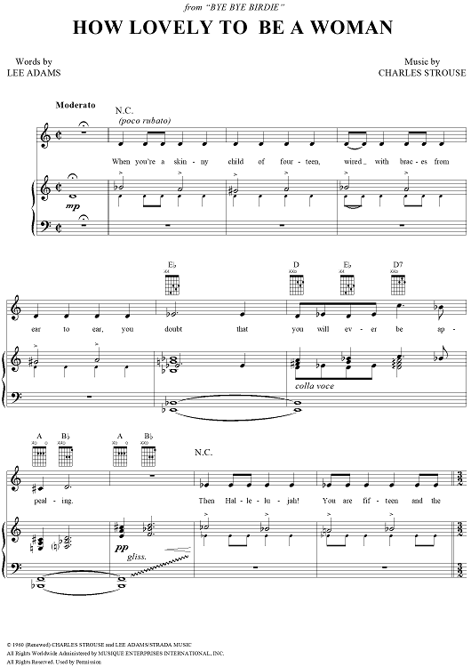 How Lovely To Be a Woman