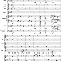 La Finta Giardiniera, Act 3, No. 26 "Wenn du mich auch verlässest" (Aria) - Full Score