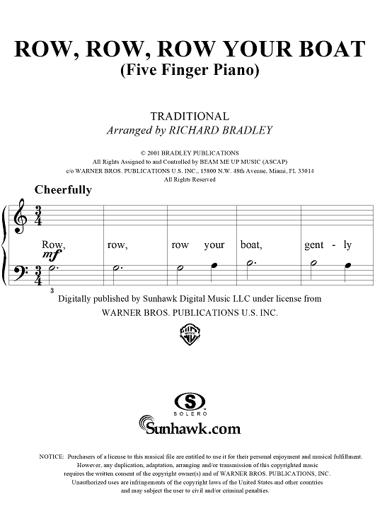 Row, Row, Row Your Boat