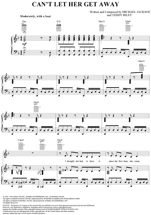 Can't Let Her Get Away