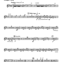 Circus Elephant Fanfare - Trumpet 1 in B-flat