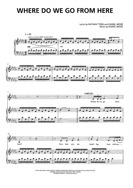 Where Do We Go From Here - from Amélie