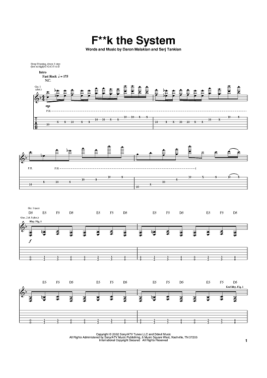 Science system of sales a down tab