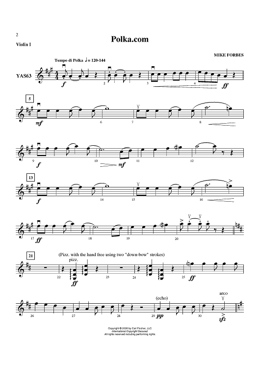 Polka.com - Violin 1