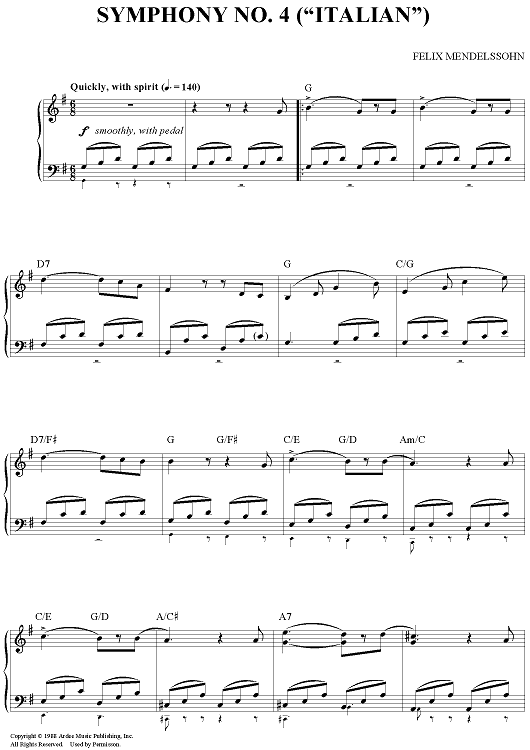 Symphony No.4 ("Italian")