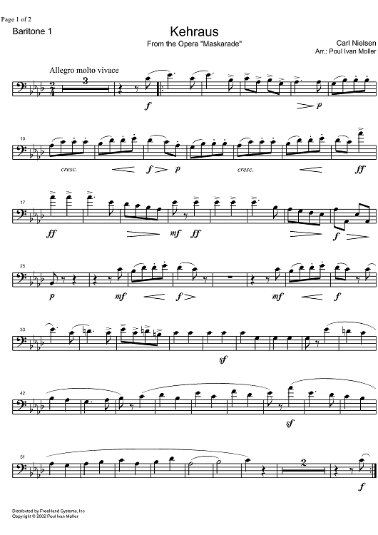 Kehraus - Baritone 1