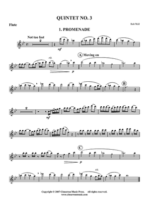 Quintet No. 3 - Flute