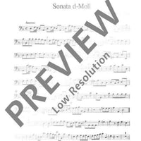 Sonata d minor - Score and Parts