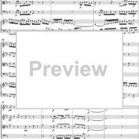Clavier Concerto No. 3 in D Major, Movement 1 - Score