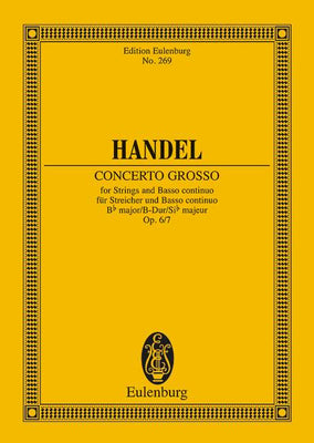 Concerto grosso Bb major in B flat major - Full Score