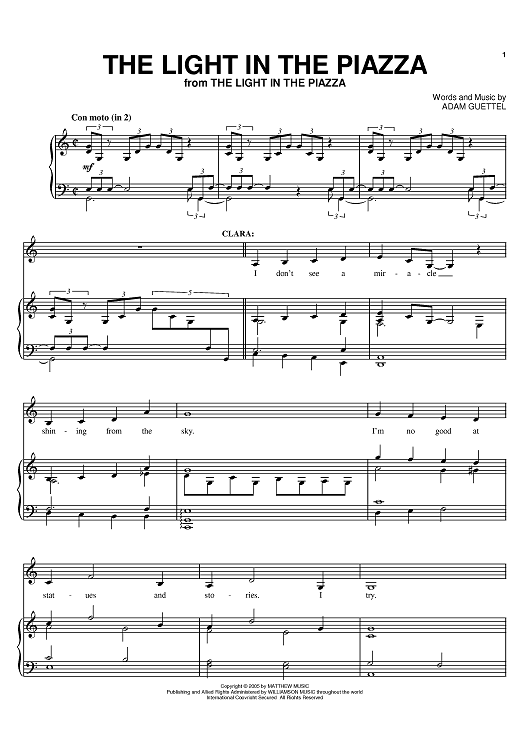 The Light In The Piazza