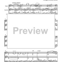Wedding Album 3 for String Trio - Score