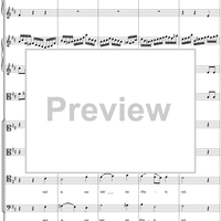 Chorus from Cantata no. 113  ("Herr Jesu Christ, du höchstes Gut") - Full Score