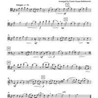 Chamber Suite in D Major for Cello Quartet or Choir - Cello 2