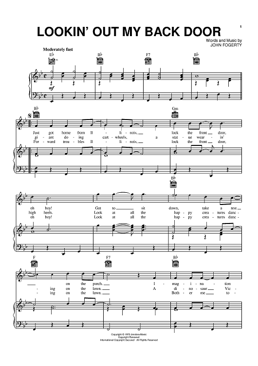 Lookin' Out My Back Door