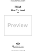 Hear Ye, Israel - No. 21 from "Elijah", part 2