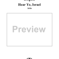 Hear Ye, Israel - No. 21 from "Elijah", part 2
